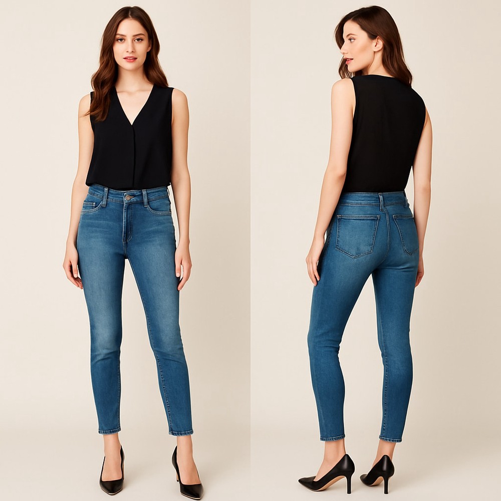 👖✨ KUT FROM THE KLOTH “Meghan” High Rise Ankle Cigarette Jeans 👠💃 | Sz 6 💙🔥